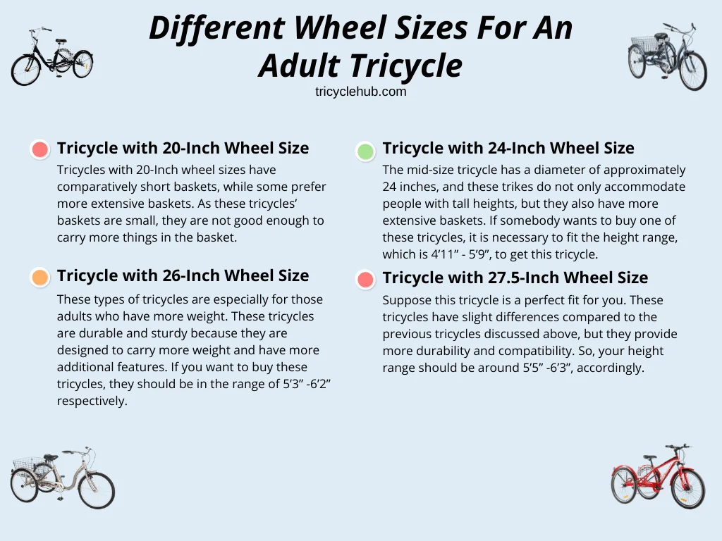 Tricycle size chart new arrivals